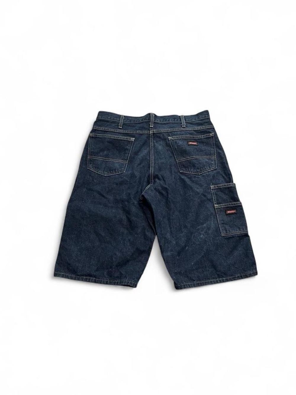 Vintage Dickies Utility Denim Shorts Mens 34 Super Baggy Y2K